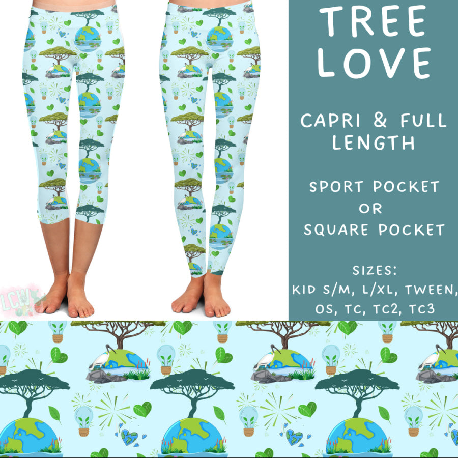 Preorder Custom Styles - Tree Love - Closes 24 Feb - ETA mid May 2025 Leggings