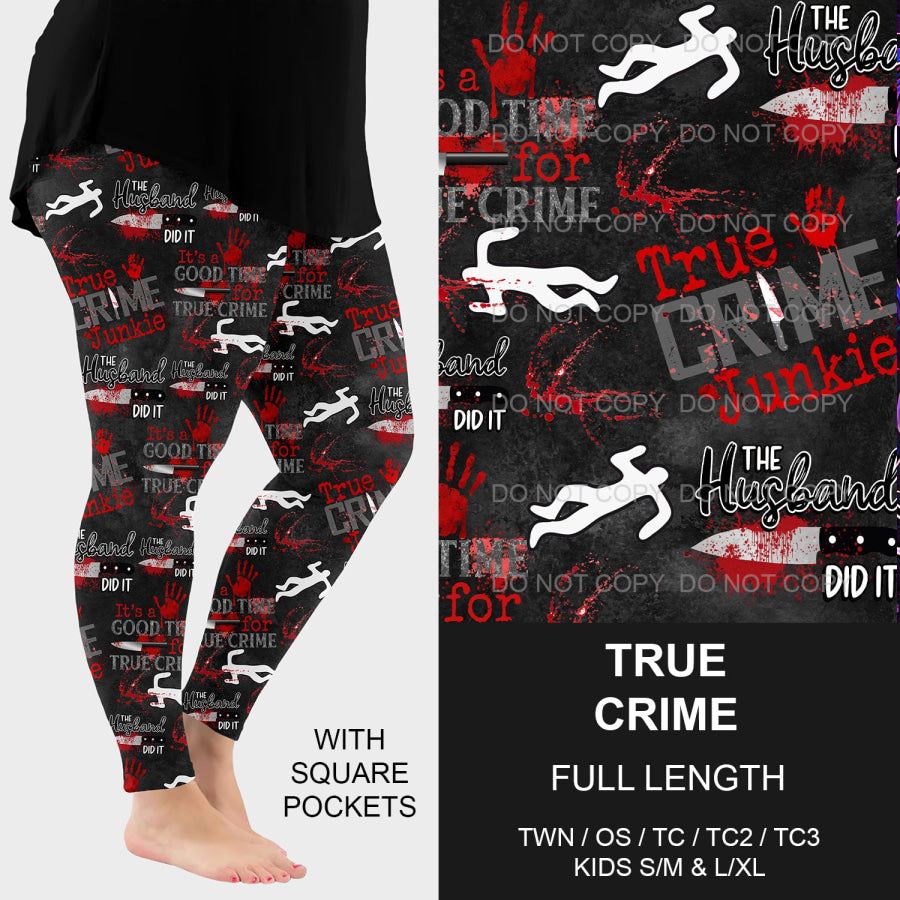 PREORDER Custom Styles - True Crime - Closes 25 Feb - ETA late May 2025 Loungewear