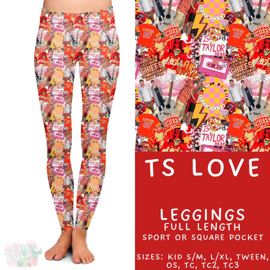 Preorder Custom Styles - TS Love - Closes 29 Sep - ETA late Dec 2025 Leggings