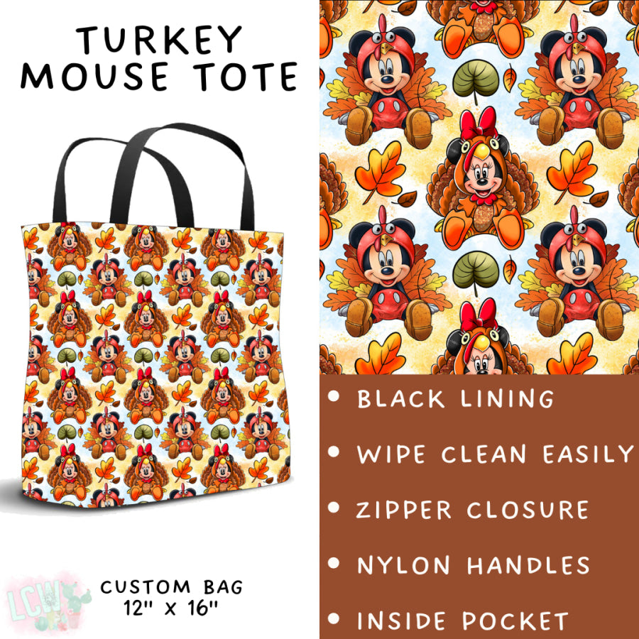 Preorder Custom Styles Turkey Mouse Closes 29 Aug ETA late Nov 2025 Leggings