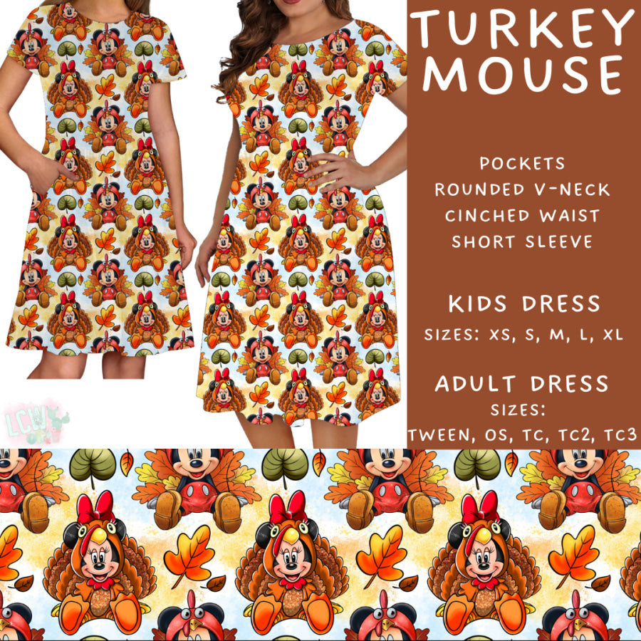 Preorder Custom Styles Turkey Mouse Closes 29 Aug ETA late Nov 2025 Leggings