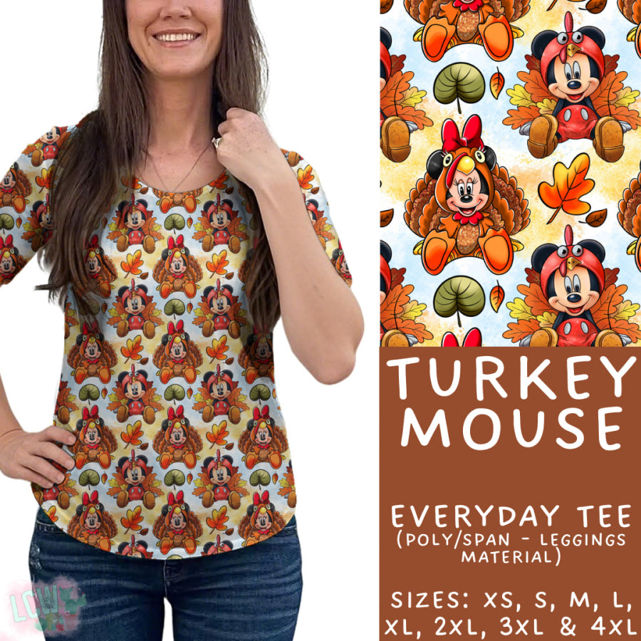 Preorder Custom Styles Turkey Mouse Closes 29 Aug ETA late Nov 2025 Leggings