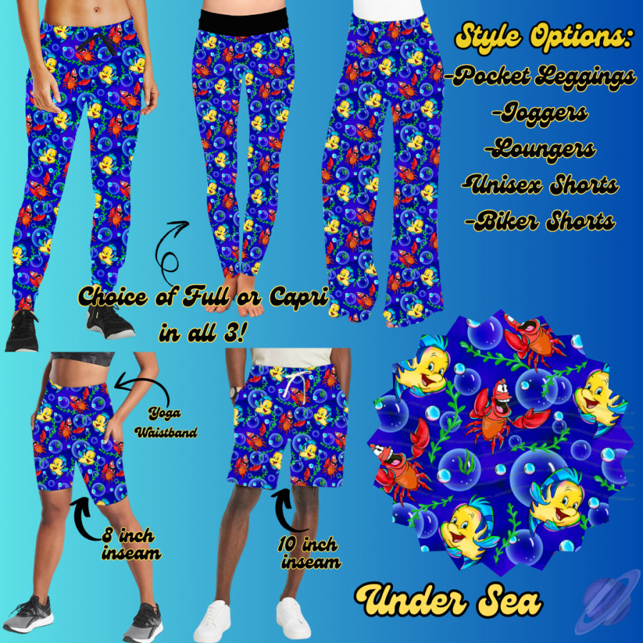 PREORDER Custom Styles - Under Sea - Closes 22 Jan - ETA late Apr 2025 Leggings