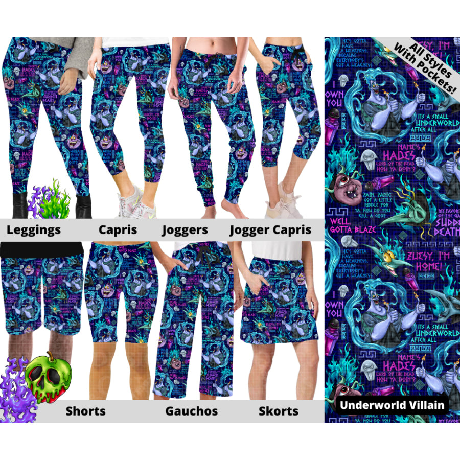 Preorder Custom Styles - Underworld Villain - Closes 28 Mar - ETA mid Jul 2025 Leggings