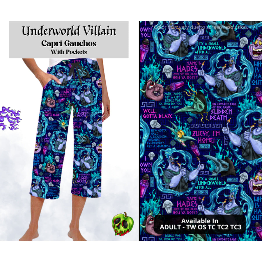 Preorder Custom Styles - Underworld Villain - Closes 28 Mar - ETA mid Jul 2025 Leggings