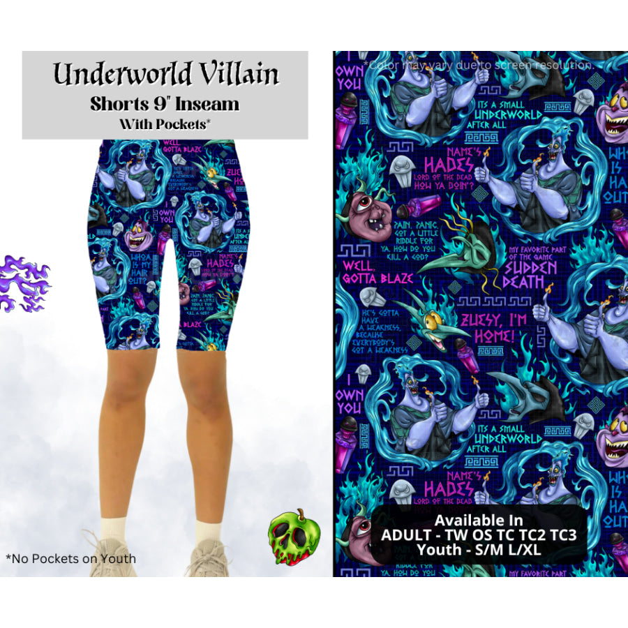 Preorder Custom Styles - Underworld Villain - Closes 28 Mar - ETA mid Jul 2025 Leggings