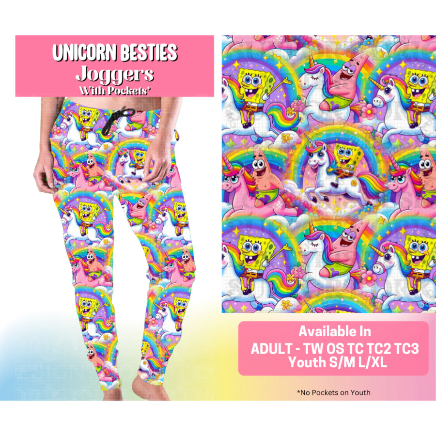 Preorder Custom Styles - Unicorn Besties - 23 May - ETA early Sep 2025 Leggings
