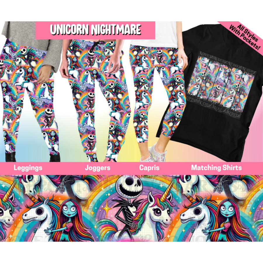 Preorder Custom Styles - Unicorn Nightmare - 23 May - ETA early Sep 2025 Leggings