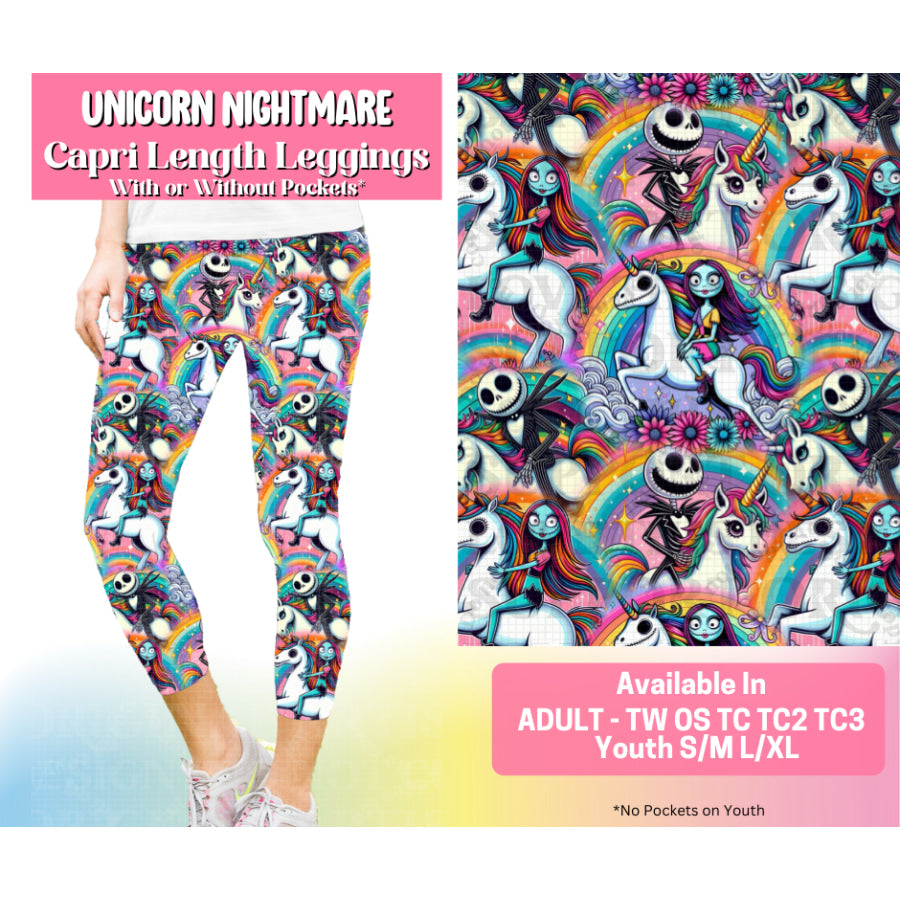 Preorder Custom Styles - Unicorn Nightmare - 23 May - ETA early Sep 2025 Leggings