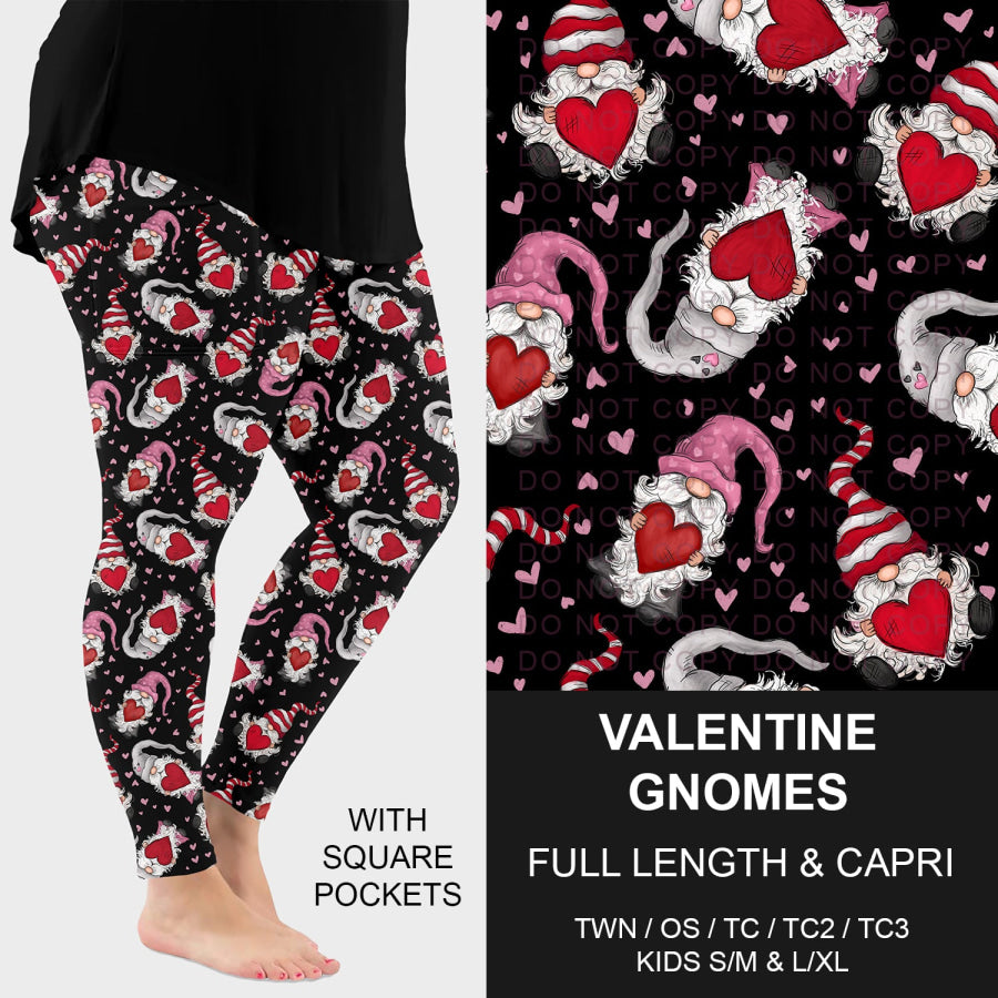 Preorder Custom Styles - Valentine Gnomes - Closes 2 Dec - ETA early Mar 2026 Loungewear