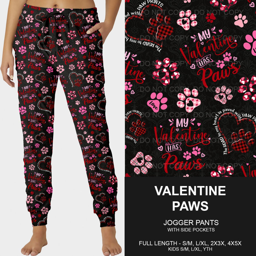 PREORDER Custom Styles - Valentine Paws - Closes 26 Nov - ETA early Feb 2025 Loungewear