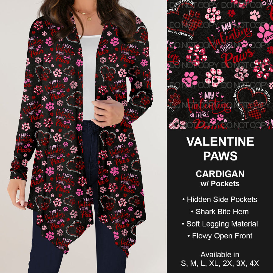 PREORDER Custom Styles - Valentine Paws - Closes 26 Nov - ETA early Feb 2025 Loungewear