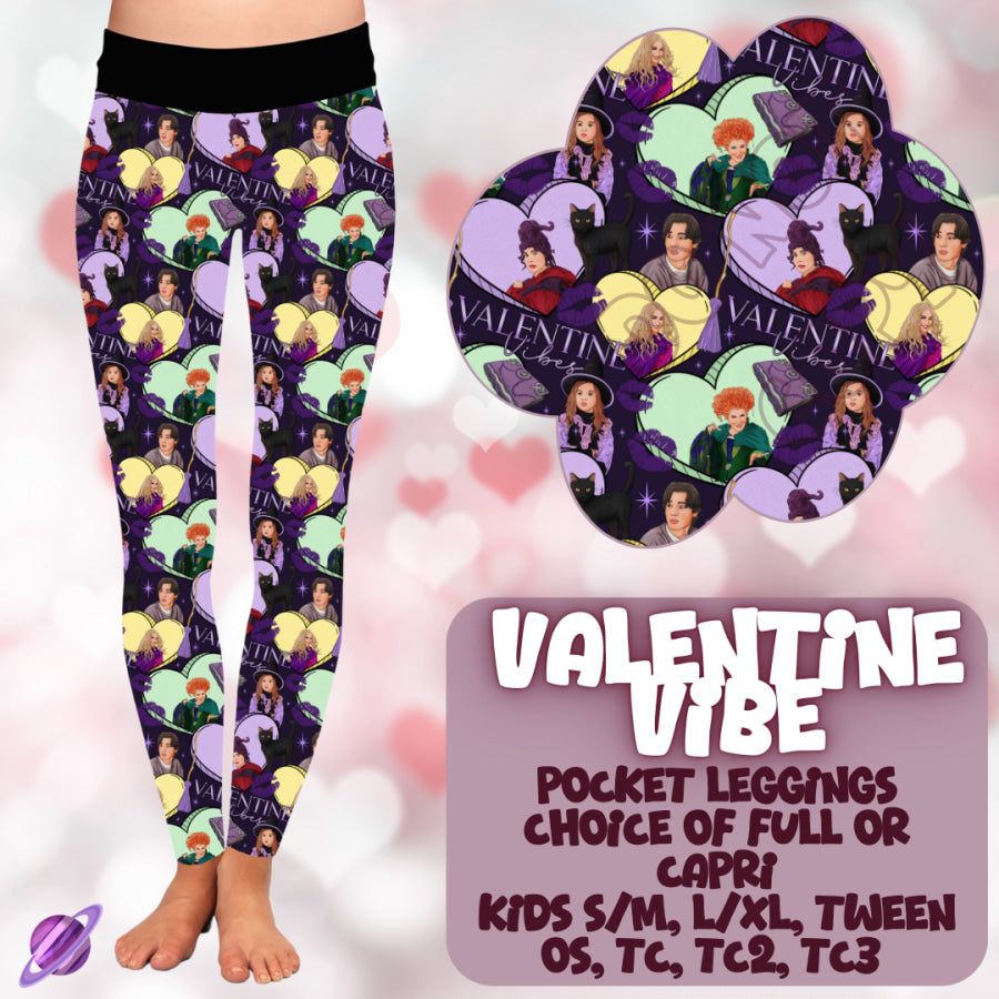 PREORDER Custom Styles - Valentine Vibe - Closes 2 Dec - ETA mid Feb 2025 Leggings