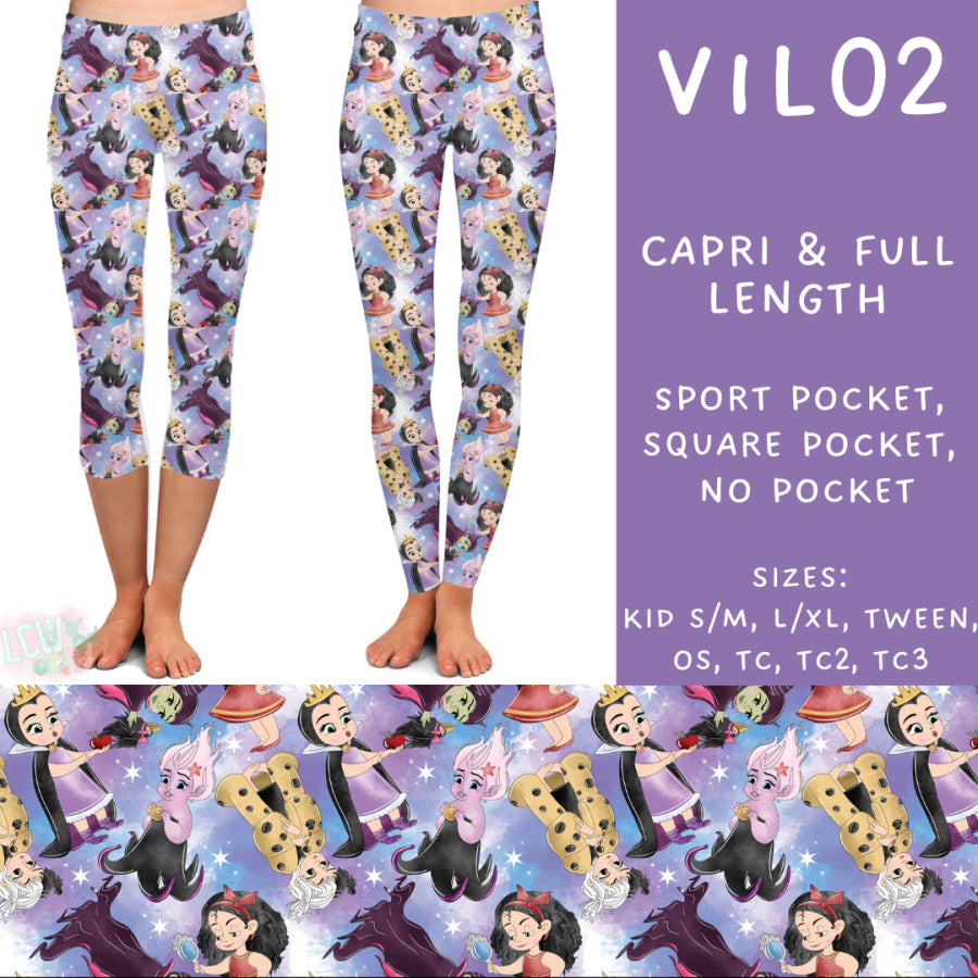 Preorder Custom Styles - Vil 02 - Closes 30 Sep - ETA mid Dec 2024 Leggings