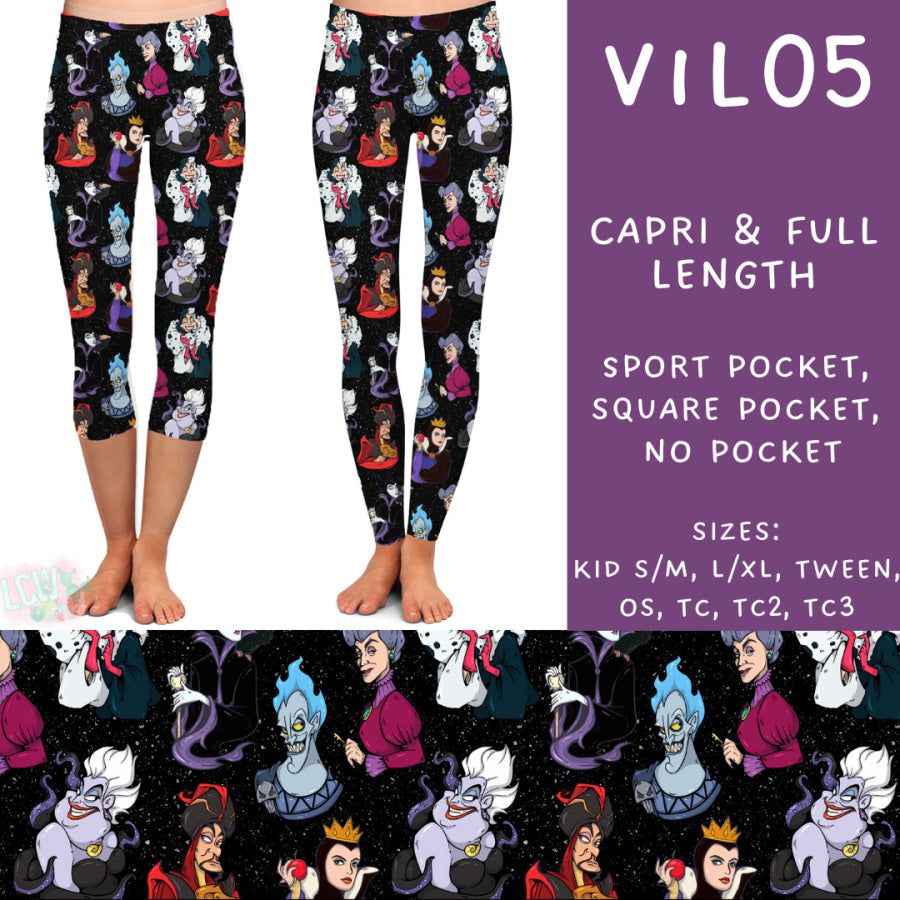 Preorder Custom Styles - Vil 05 - Closes 30 Sep - ETA mid Dec 2024 Leggings