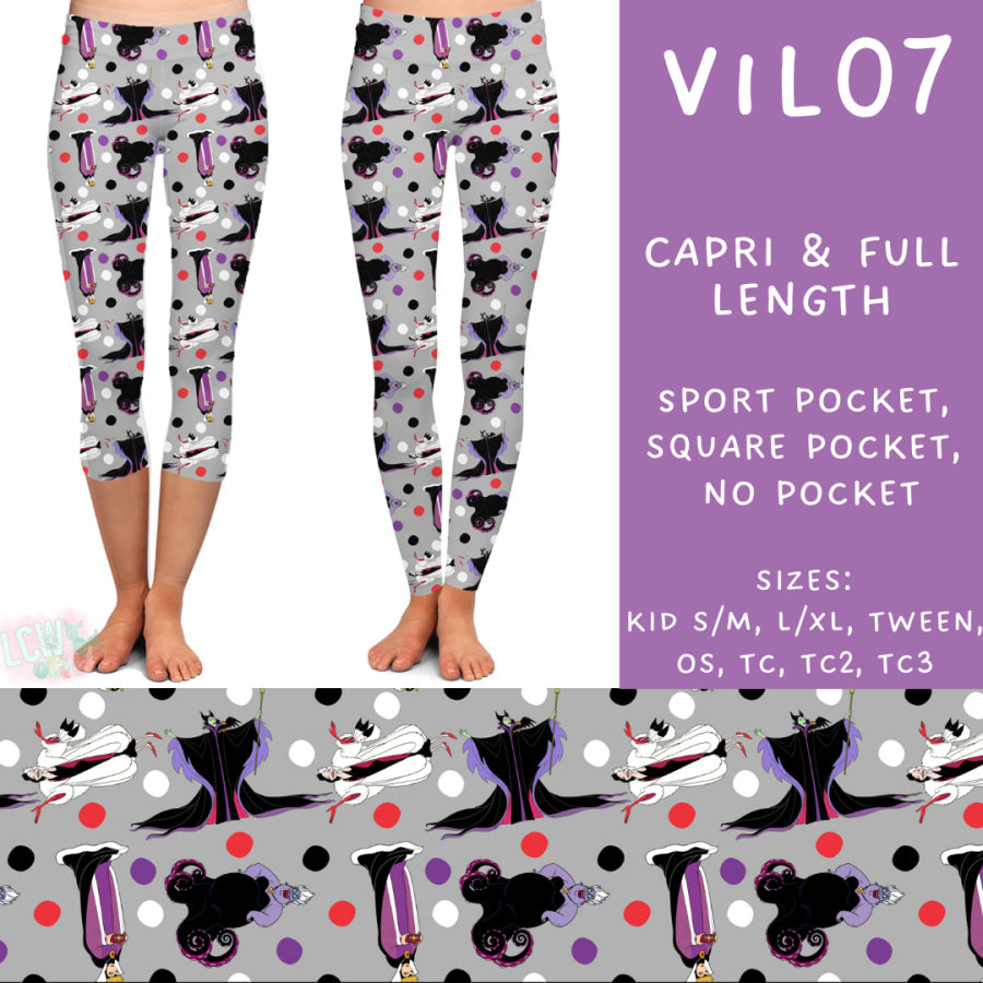 Preorder Custom Styles - Vil 07 - Closes 30 Sep - ETA mid Dec 2024 Leggings