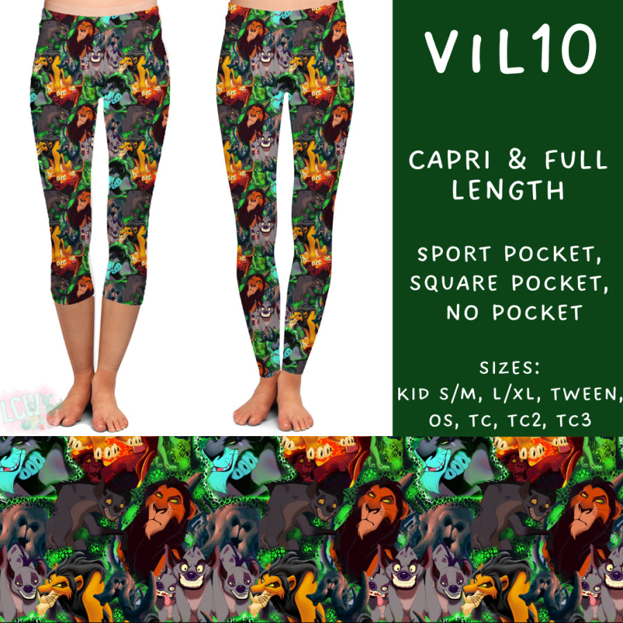 Preorder Custom Styles - Vil 10 - Closes 30 Sep - ETA mid Dec 2024 Leggings