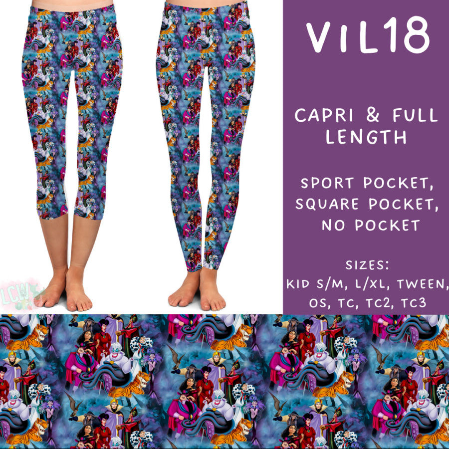 Preorder Custom Styles - Vil 18 - Closes 30 Sep - ETA mid Dec 2024 Leggings