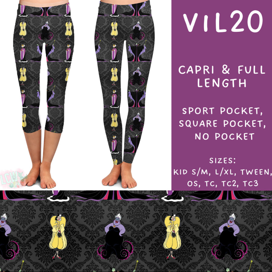 Preorder Custom Styles - Vil 20 - Closes 30 Sep - ETA mid Dec 2024 Leggings