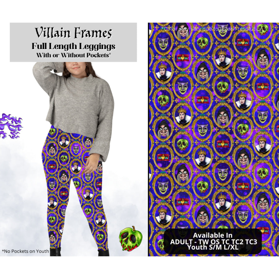 Preorder Custom Styles - Villain Frames - Closes 28 Mar - ETA mid Jul 2025 Leggings