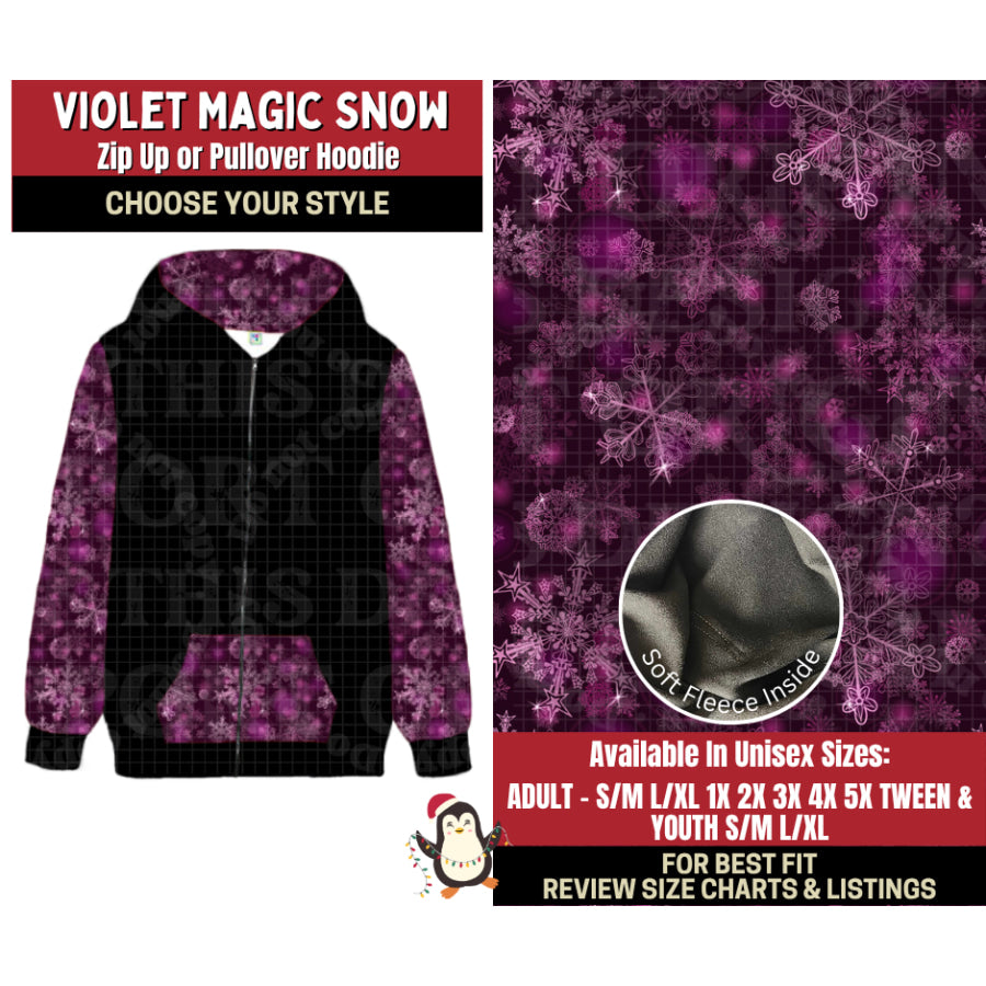 Preorder Custom Styles Violet Magic Snow Closes 4 Sep ETA early Jan 2026 Leggings
