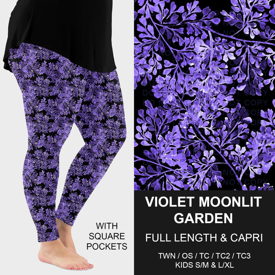 Preorder Custom Styles - Violet Moonlit Garden - Closes 25 Nov - ETA late Feb 2026 Loungewear