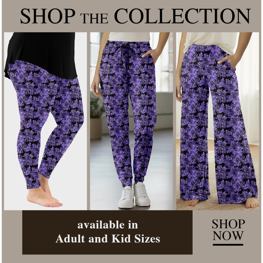 Preorder Custom Styles - Violet Moonlit Garden - Closes 25 Nov - ETA late Feb 2026 Loungewear
