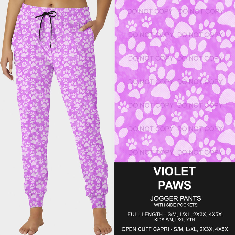 PREORDER Custom Styles - Violet Paws - Closes 18 Mar - ETA mid Jun 2025 Loungewear