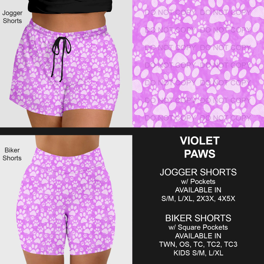 PREORDER Custom Styles - Violet Paws - Closes 18 Mar - ETA mid Jun 2025 Loungewear