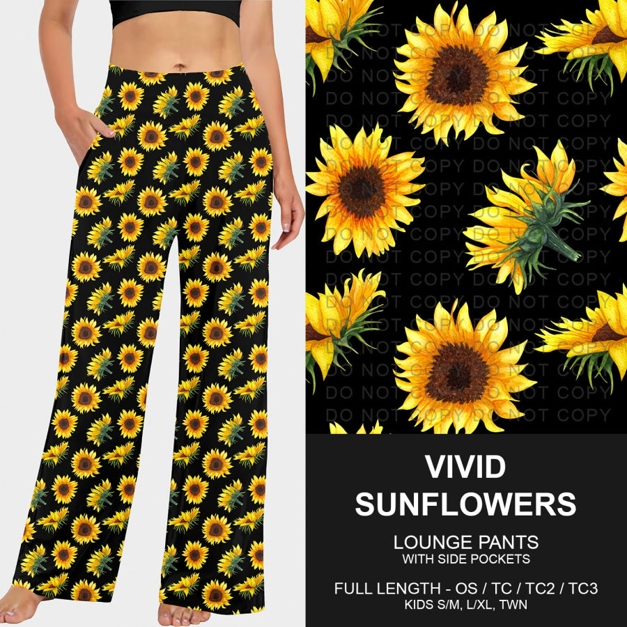 Preorder Custom Styles - Vivid Sunflowers - Closes 23 Sep - ETA late Dec 2025 Loungewear