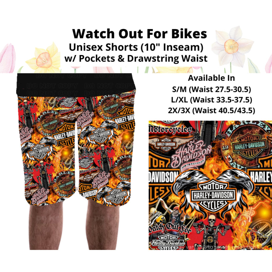 Preorder Custom Styles - Watch Out For Bikes - Closes 17 Mar - ETA late Jun 2025 Leggings