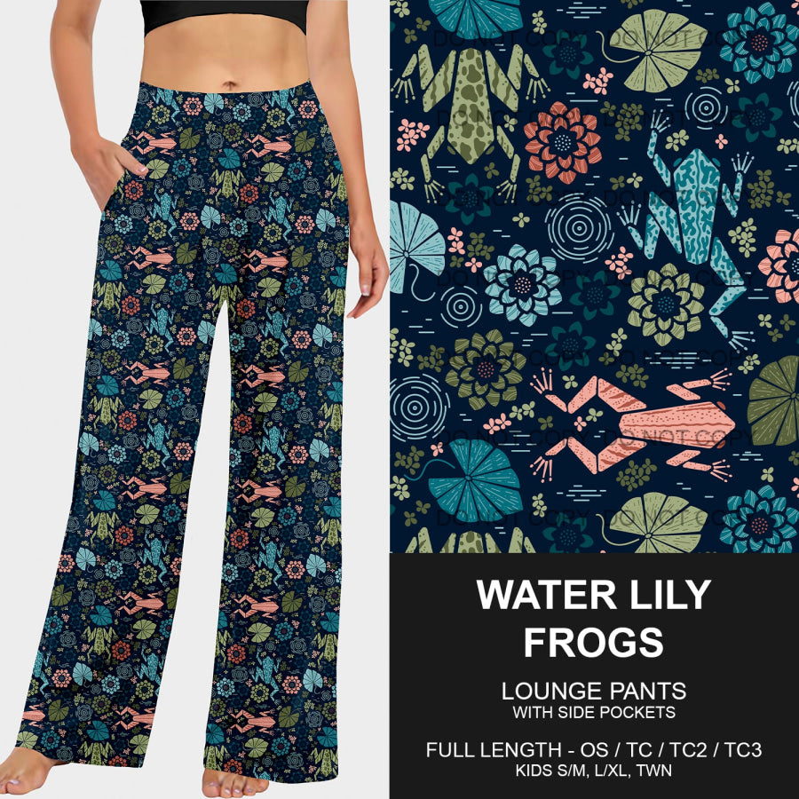 PREORDER Custom Styles - Water Lily Frogs - Closes 4 Mar - ETA late May 2025 Loungewear