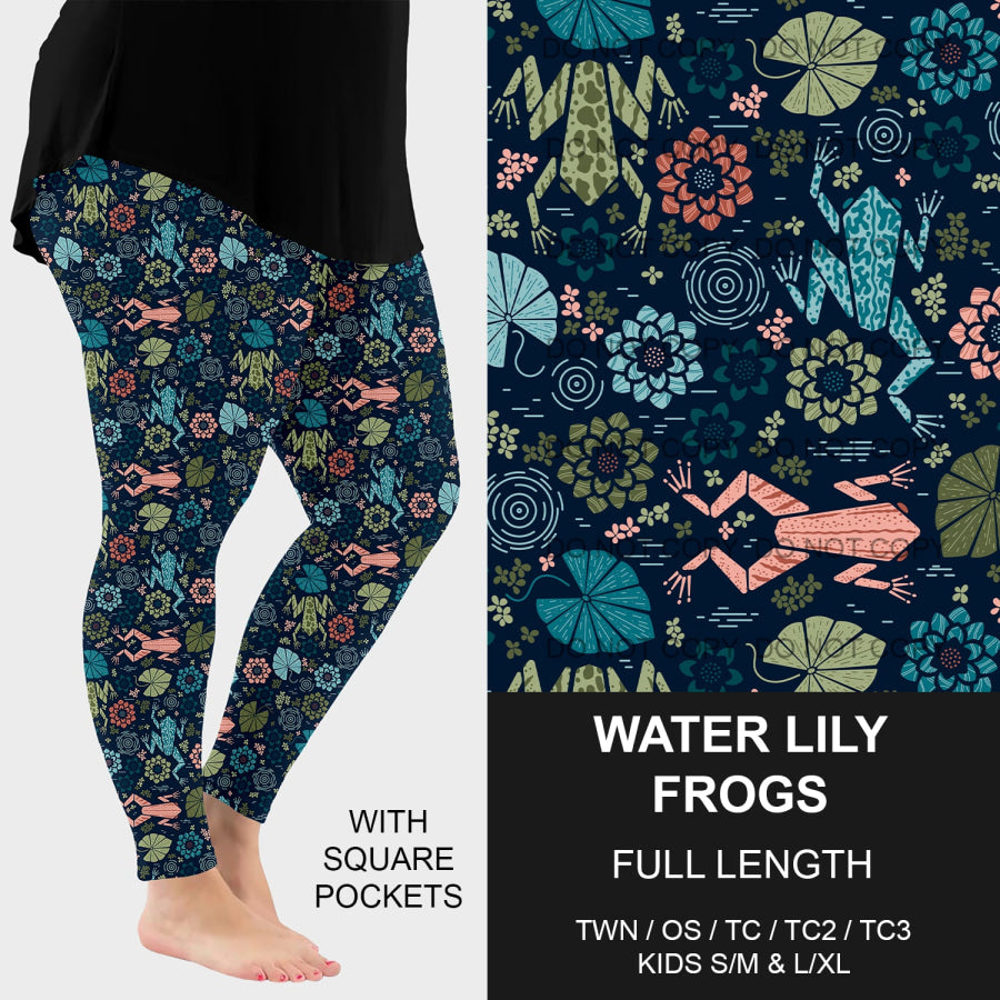 PREORDER Custom Styles - Water Lily Frogs - Closes 4 Mar - ETA late May 2025 Loungewear