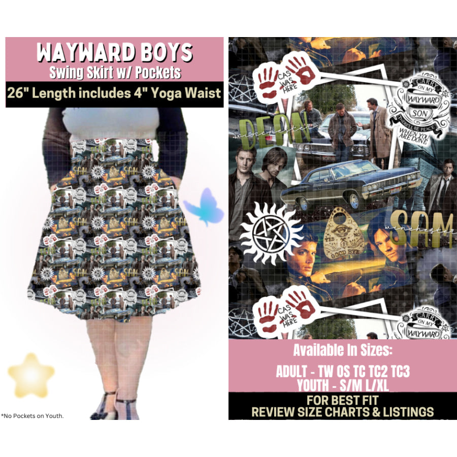 Preorder Custom Styles - Wayward Boys - Closes 25 Sep - ETA late Jan 2026 Leggings