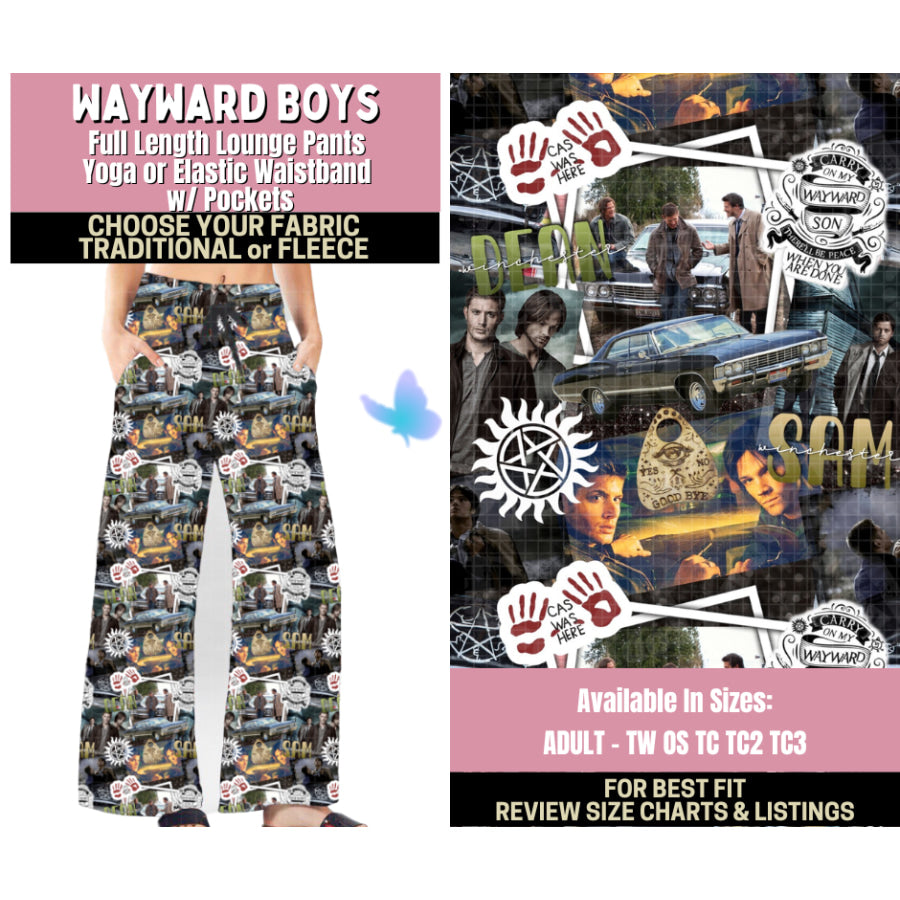 Preorder Custom Styles - Wayward Boys - Closes 25 Sep - ETA late Jan 2026 Leggings