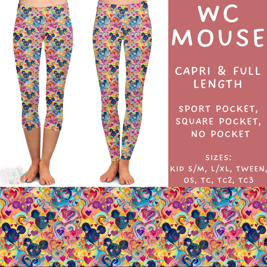 Preorder Custom Styles - WC Mouse - Closes 27 Jan - ETA late Apr 2025 Leggings