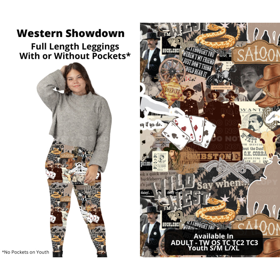 PREORDER Custom Styles - Western Showdown - Closes 27 Nov - ETA late Feb 2025 Leggings