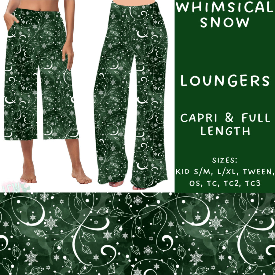 Preorder Custom Styles - Whimsical Snow - Closes 31 Oct - ETA early Jan 2025 Leggings