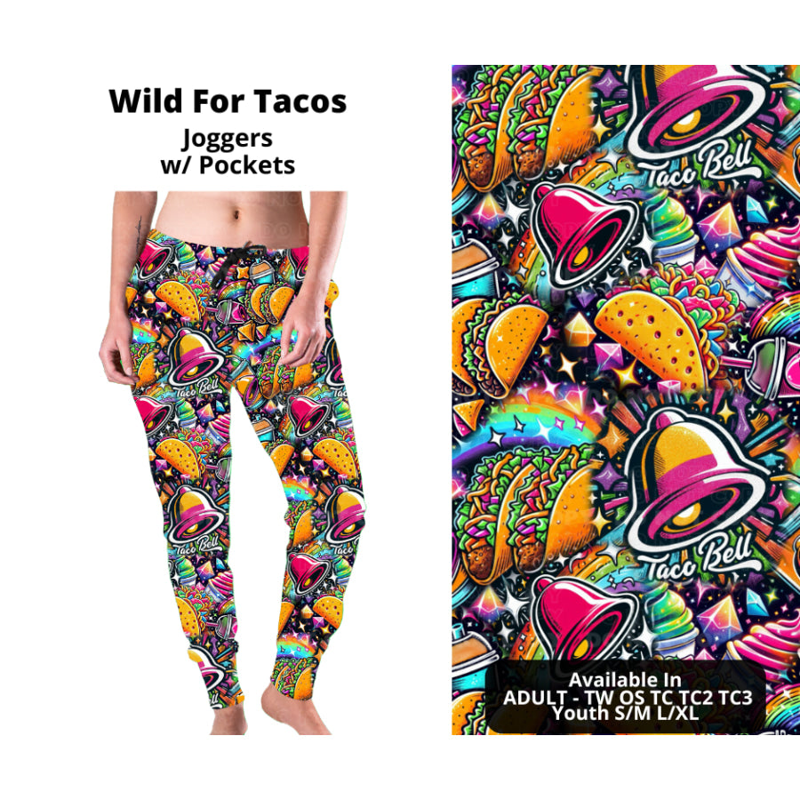 PREORDER Custom Styles - Wild For Tacos - Closes 27 Nov - ETA late Feb 2025 Leggings