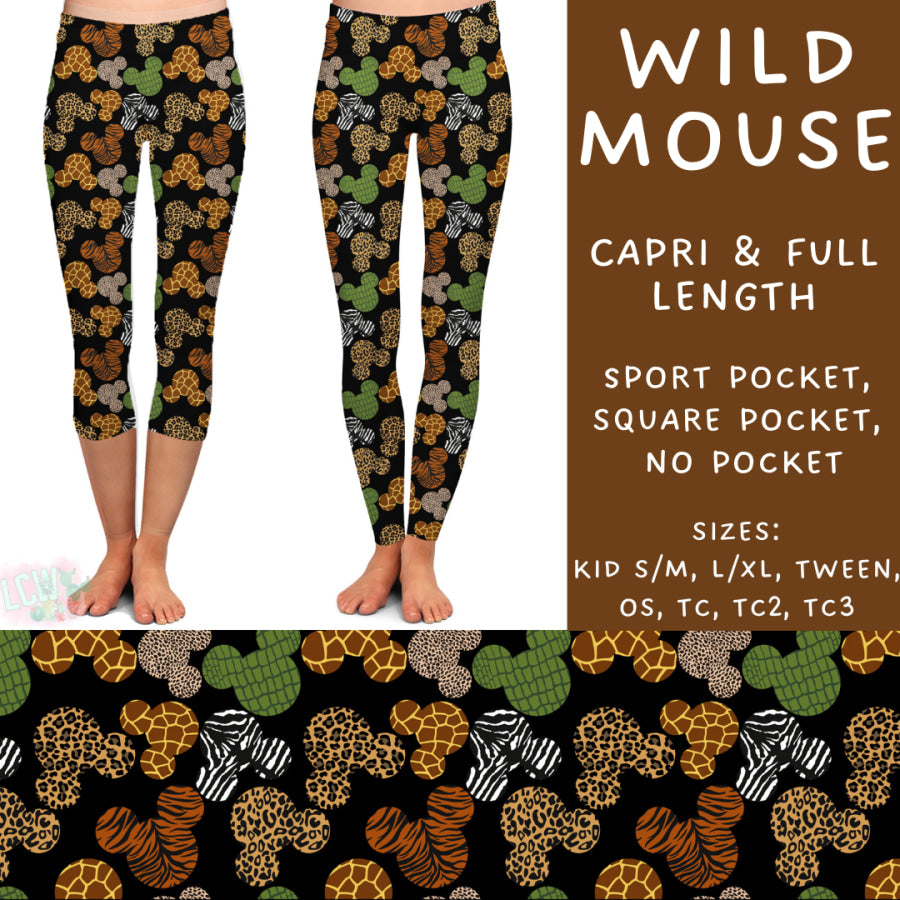 Preorder Custom Styles - Wild Mouse - Closes 18 Nov - ETA early Feb 2025 Leggings