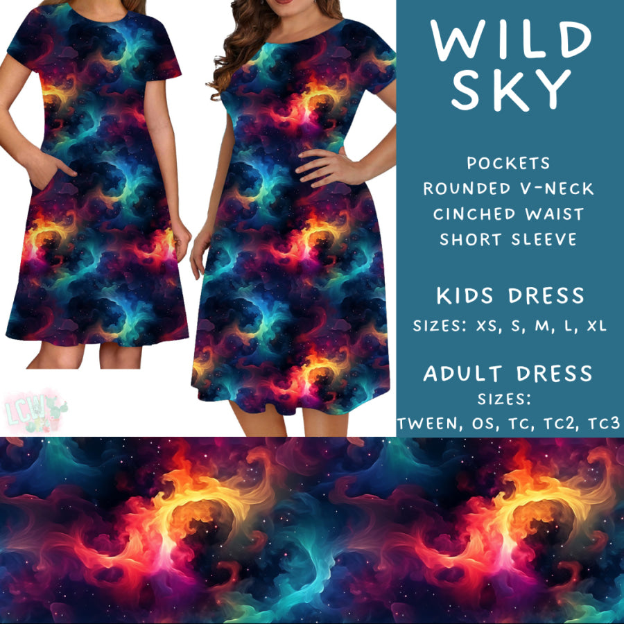 Preorder Custom Styles - Wild Sky - Closes 7 Aug - ETA early Nov 2025 Leggings