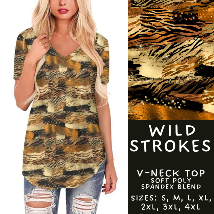 Preorder Custom Styles - Wild Strokes - Closes 26 Feb - ETA mid May 2025 Leggings