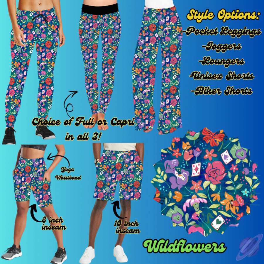 PREORDER Custom Styles - Wildflowers - Closes 22 Jan - ETA late Apr 2025 Leggings