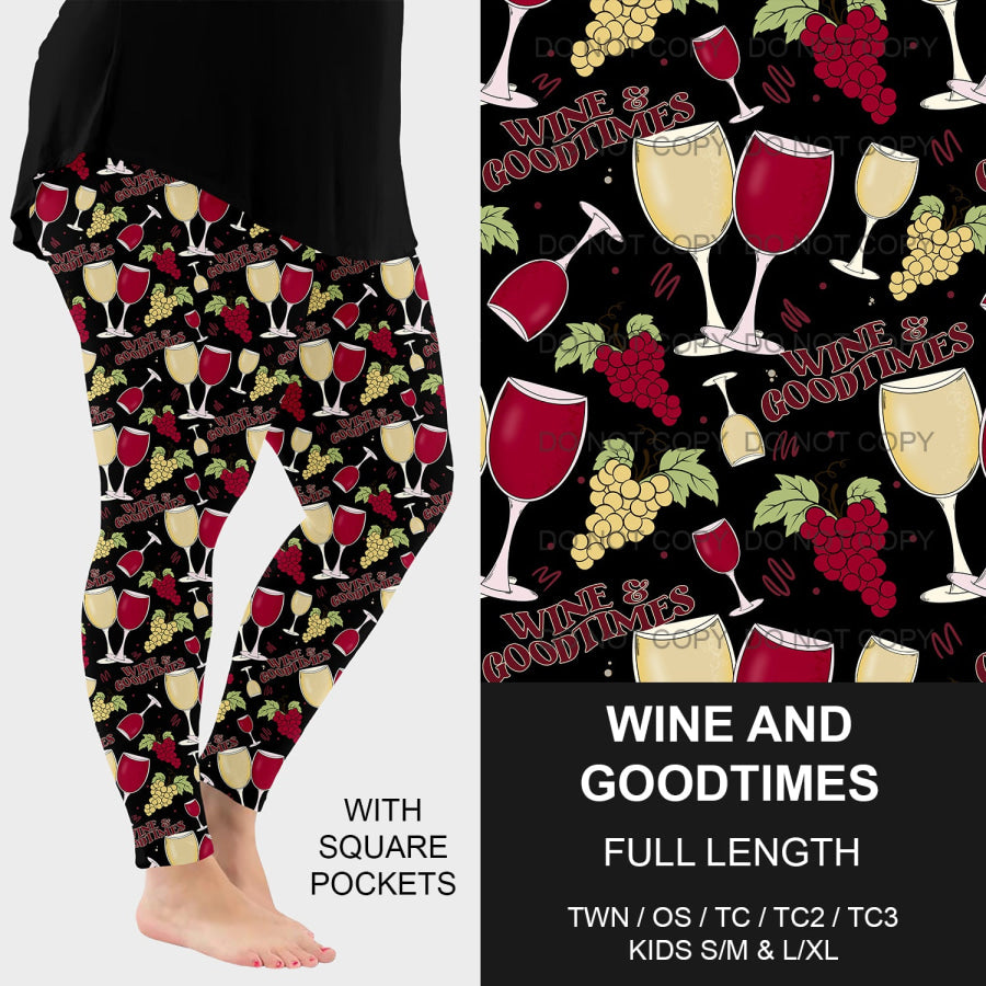 PREORDER Custom Styles - Wine and Good Times - Closes 4 Mar - ETA late May 2025 Loungewear