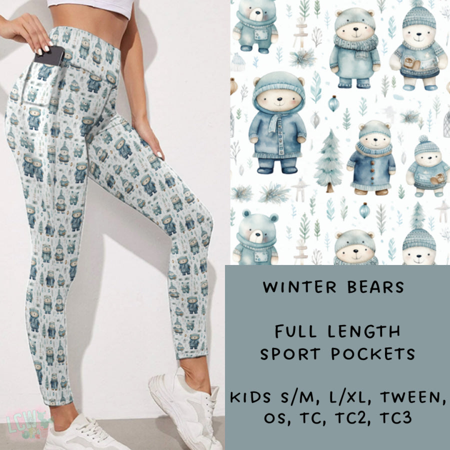 Preorder Custom Styles - Winter Bears - Closes 15 Nov - ETA early Feb 2025 Leggings