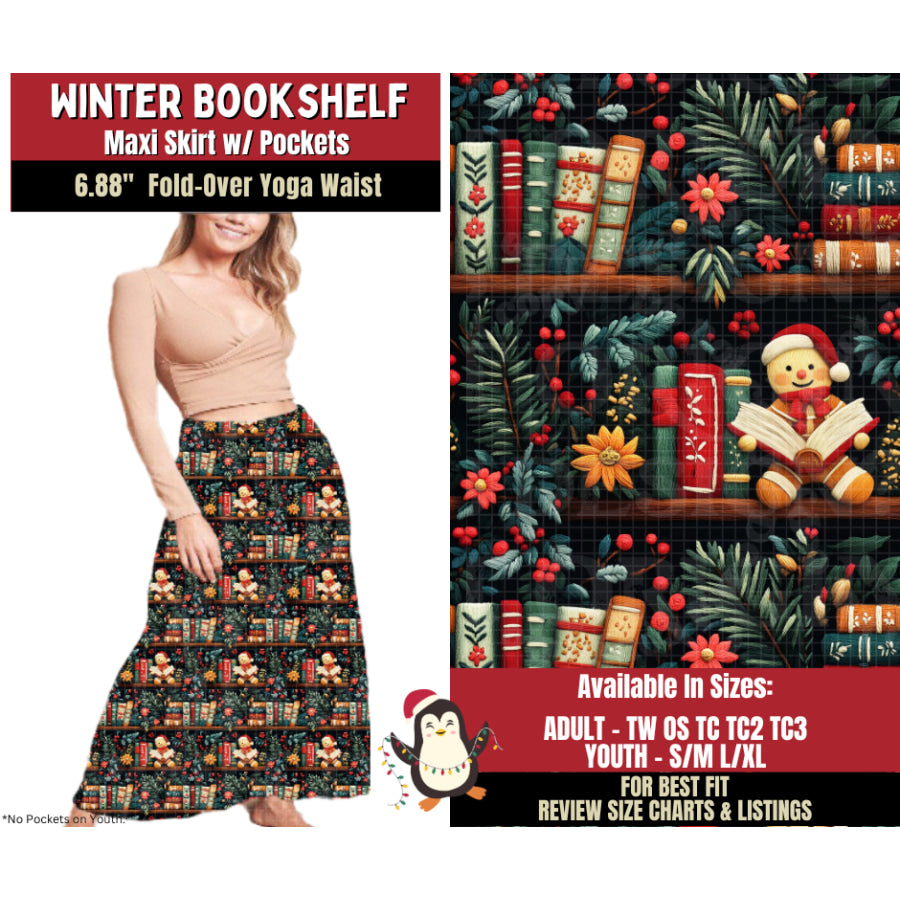 Preorder Custom Styles Winter Bookshelf Closes 4 Sep ETA early Jan 2026 Leggings