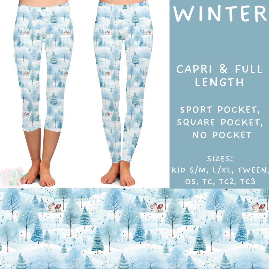 Preorder Custom Styles - Winter - Closes 22 Nov - ETA early Feb 2025 Leggings