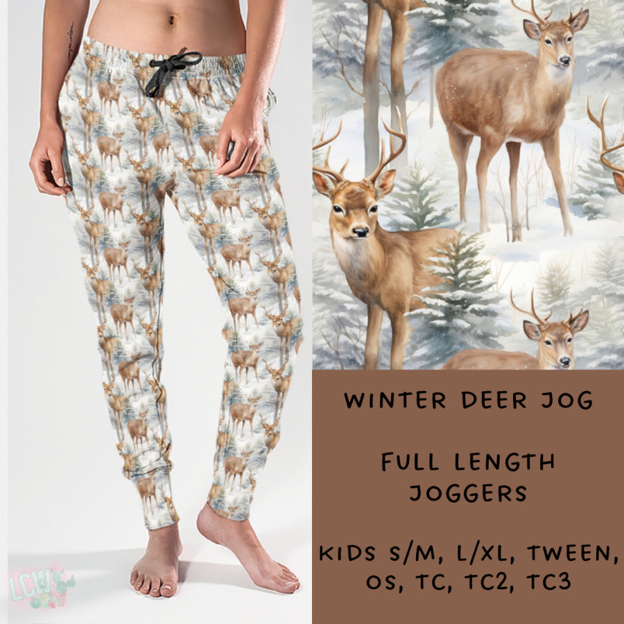 Preorder Custom Styles - Winter Deer - Closes 15 Nov - ETA early Feb 2025 Leggings