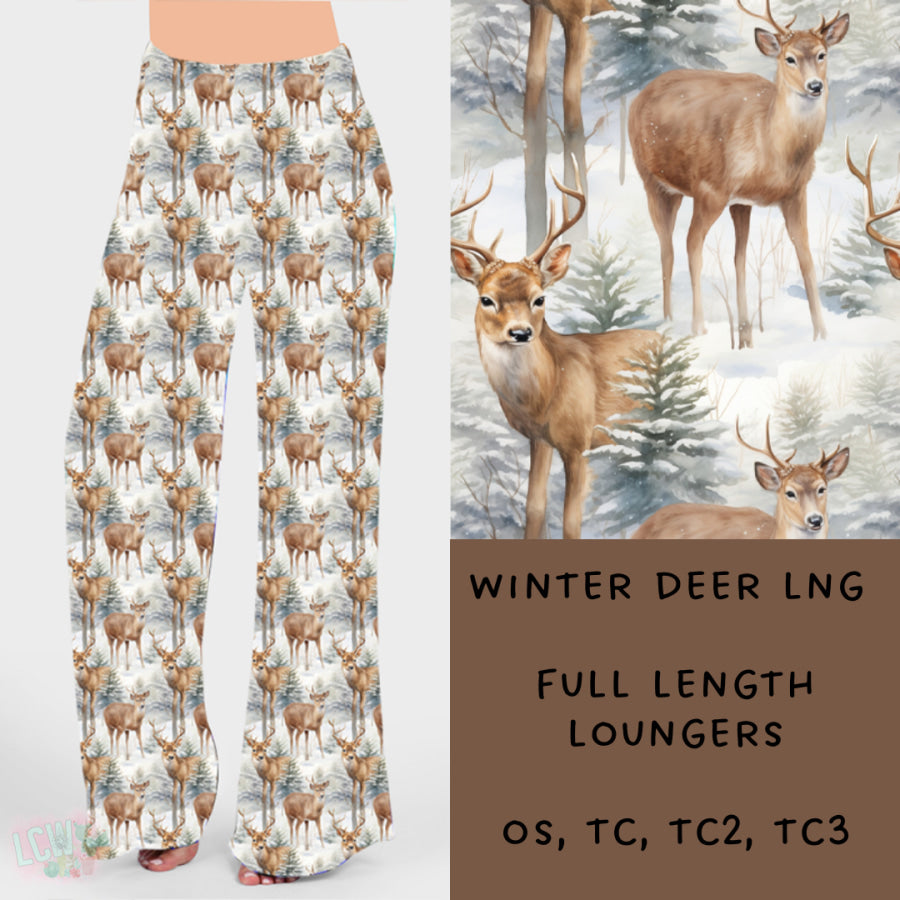 Preorder Custom Styles - Winter Deer - Closes 15 Nov - ETA early Feb 2025 Leggings