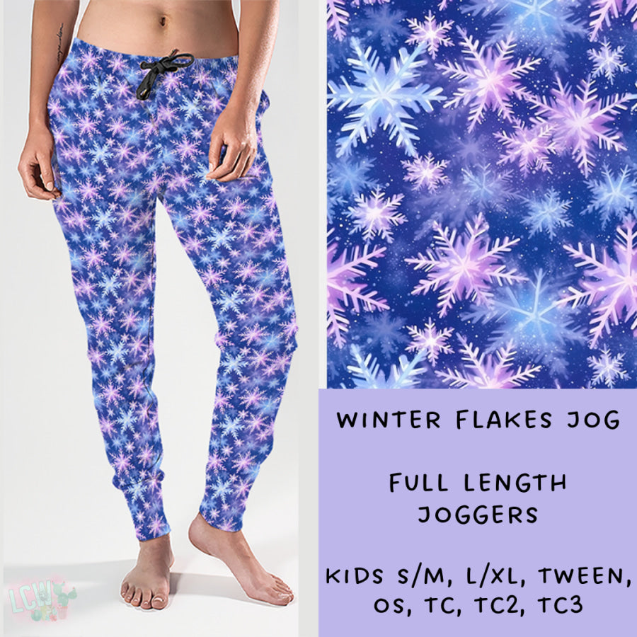 Preorder Custom Styles - Winter Flakes - Closes 15 Nov - ETA early Feb 2025 Leggings